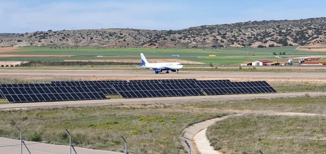 La empresa Imesapi instalará una segunda planta fotovoltaica de 500 kW en el Aeropuerto de Teruel