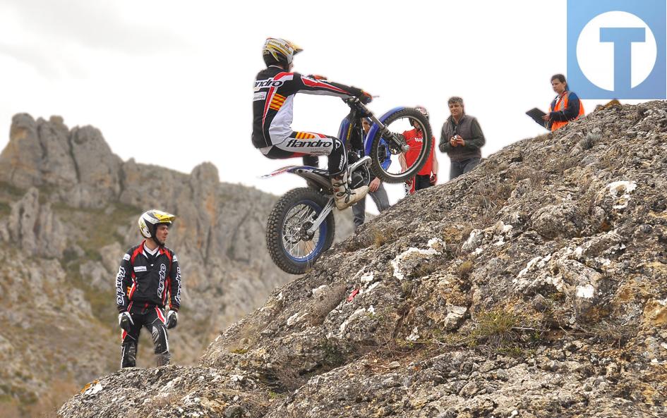 David Millán estrena con victoria el Campeonato de Aragón de Trial