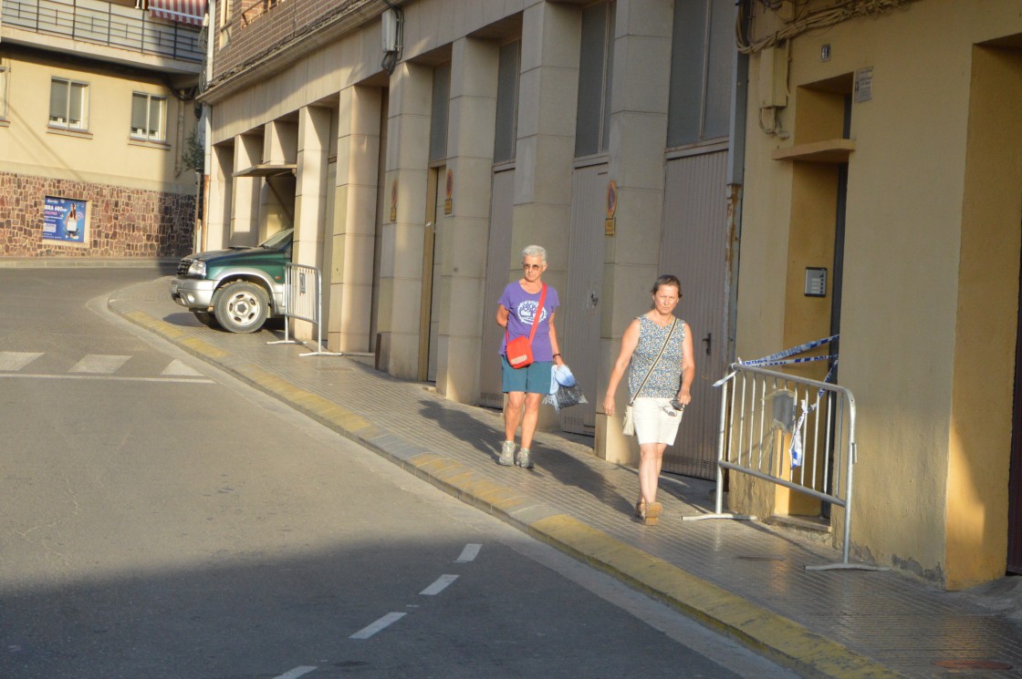 Realojados los 28 vecinos de Alcañiz afectados por el derrumbe del pasado 6 de julio