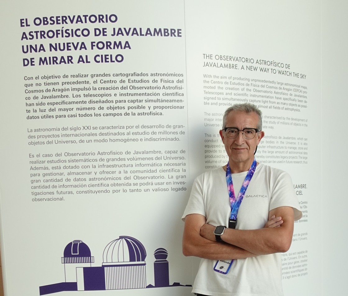 Rolando  Laferte, monitor astronómico de Galáctica: “Una parte importantísima de Galáctica es educar y dar una información científica correcta”