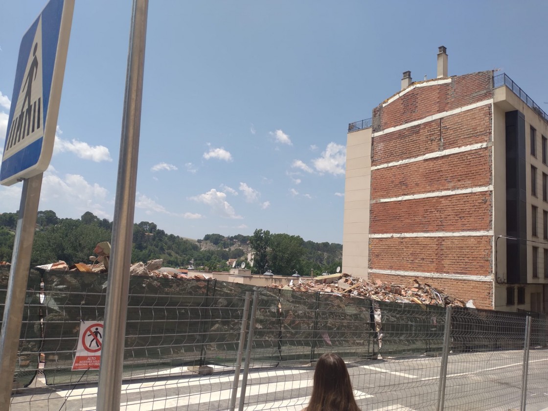 Los vecinos del edificio de la calle San Francisco que colapsó en junio agradecerán este miércoles la solidaridad de los turolenses