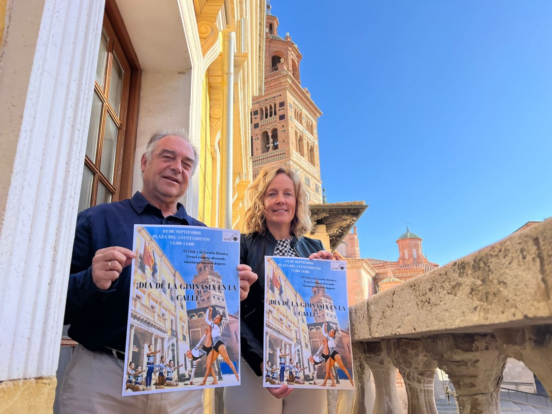 El centro de Teruel abre sus puertas  a la gimnasia rítmica este sábado