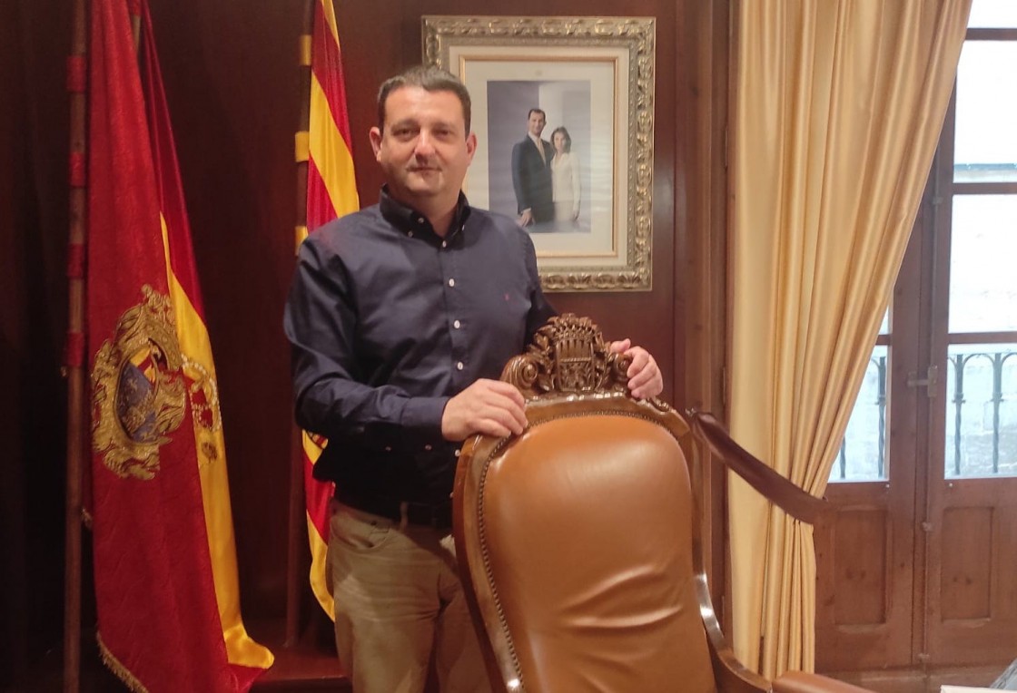 Miguel Ángel Estevan, alcalde de Alcañiz: “Después del Pilar nos reuniremos con técnicos para estudiar qué hacer con el cerro”