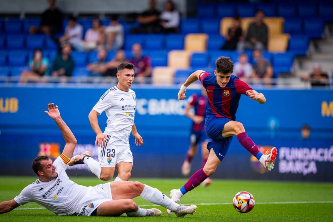 Castigo excesivo para el CD Teruel en su visita al Barça Atlétic (1-0)