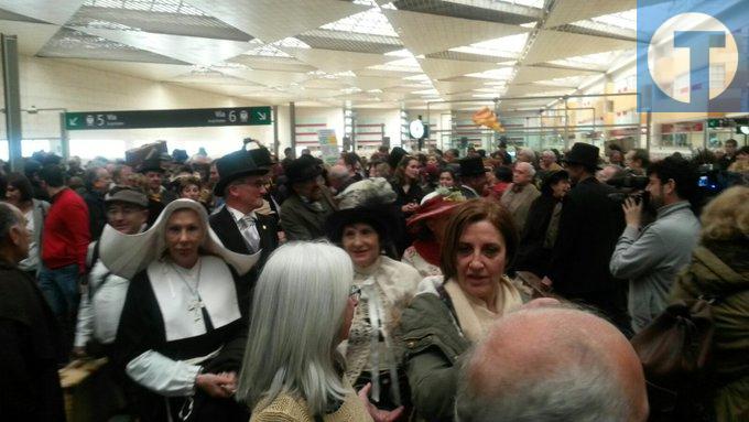 La reivindicación del tren llega a Zaragoza a ritmo de minuto por kilómetro