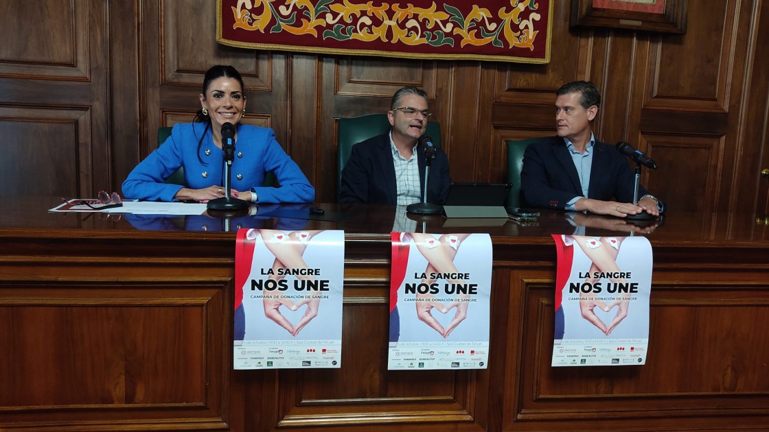 Ayuntamiento de Teruel y ASEMPAZ llaman a participar en la Campaña “La Sangre que nos Une”