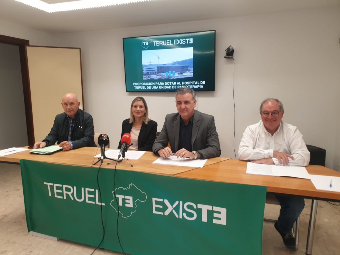 Teruel Existe apremia al Gobierno de Aragón a implantar la radioterapia en Teruel desde las Cortes, la DPT y los ayuntamientos