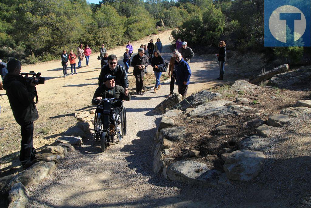 Los túmulos funerarios del Matarraña ya son visitables en sillas de ruedas