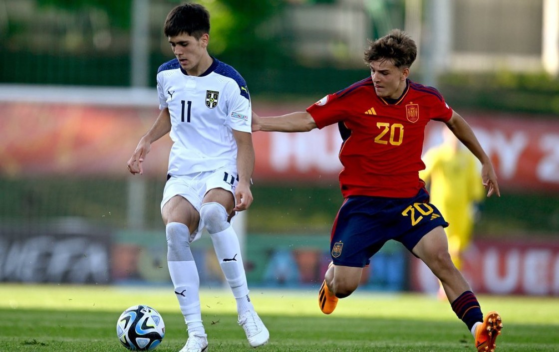 Juan Hernández, convocado con la selección española sub-17 para el Mundial