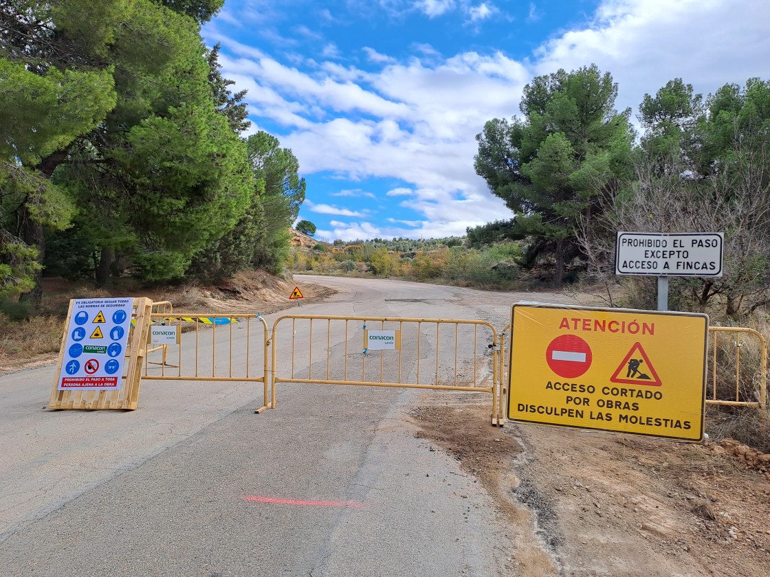 Comienzan en el Cabezo del Cuervo las obras de humanización de las travesías de Alcañiz