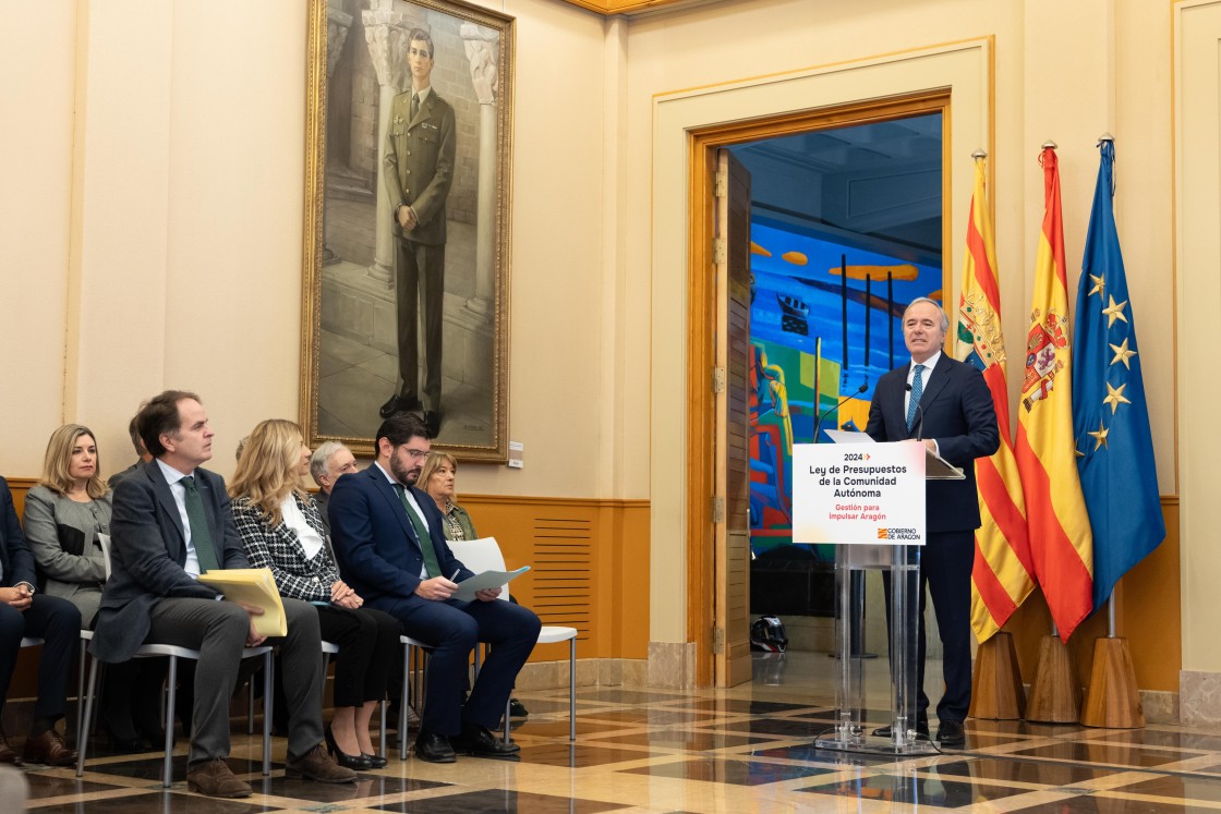 Aragón tendrá un presupuesto de 8.546 millones con rebajas fiscales para mejorar servicios