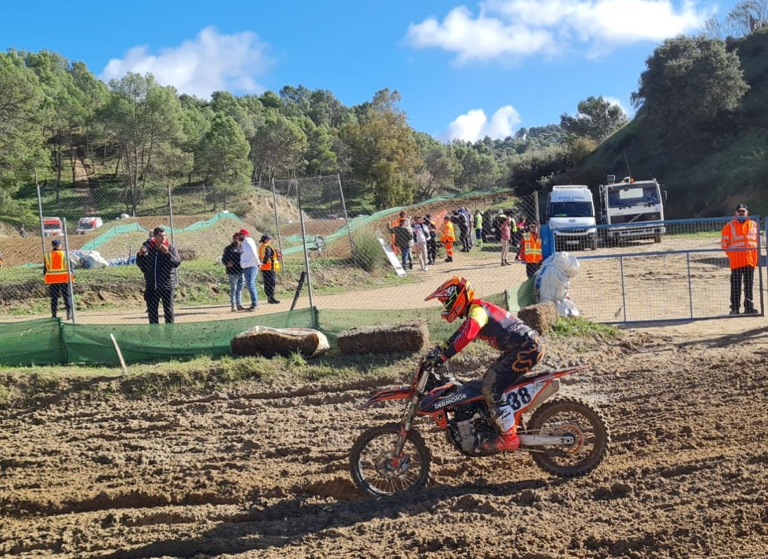 Aragón, con Sergio Valera, termina octava en el Campeonato de España de Motocross por autonomías