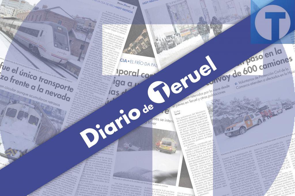 Un joven herido en un accidente de tráfico en Teruel