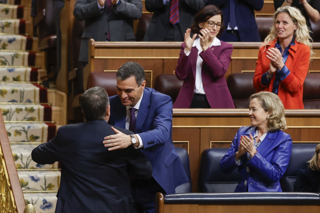 Pedro Sánchez investido presidente del Gobierno con la mayoría absoluta del Congreso