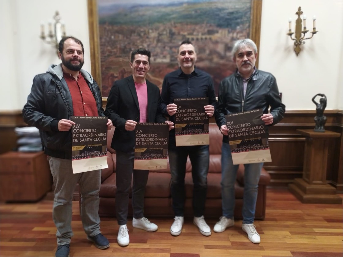 La Banda de Música de Teruel celebrará Santa Cecilia con música programática