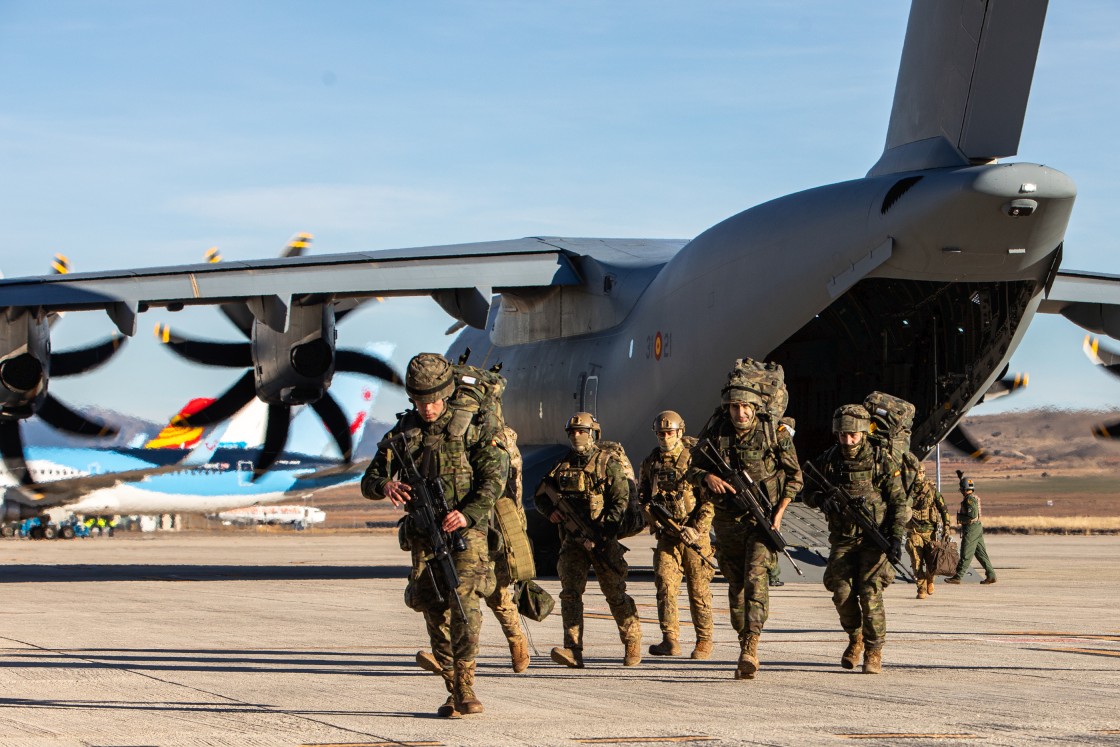 La Brigada Paracaidista certifica en Caudé el despliegue del grupo táctico de respuesta inmediata