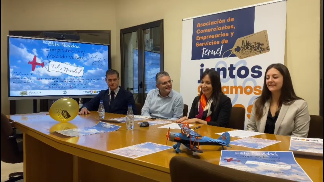 ACESTeruel y Asempaz sortean viajes en avioneta para animar la Navidad de Teruel