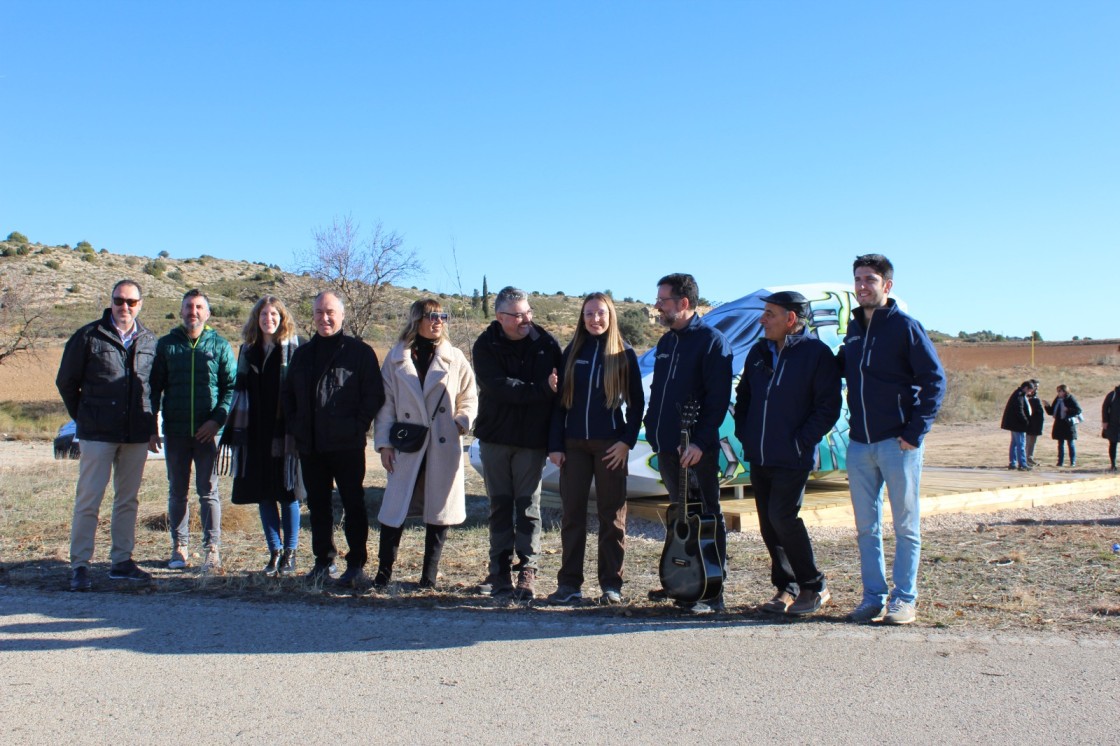 Ocho artistas inauguran en el Bajo Aragón el proyecto artístico Armonatura