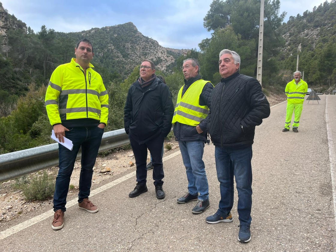 La Diputación de Teruel sanea y asegura el túnel de Beceite después del derrumbe de septiembre
