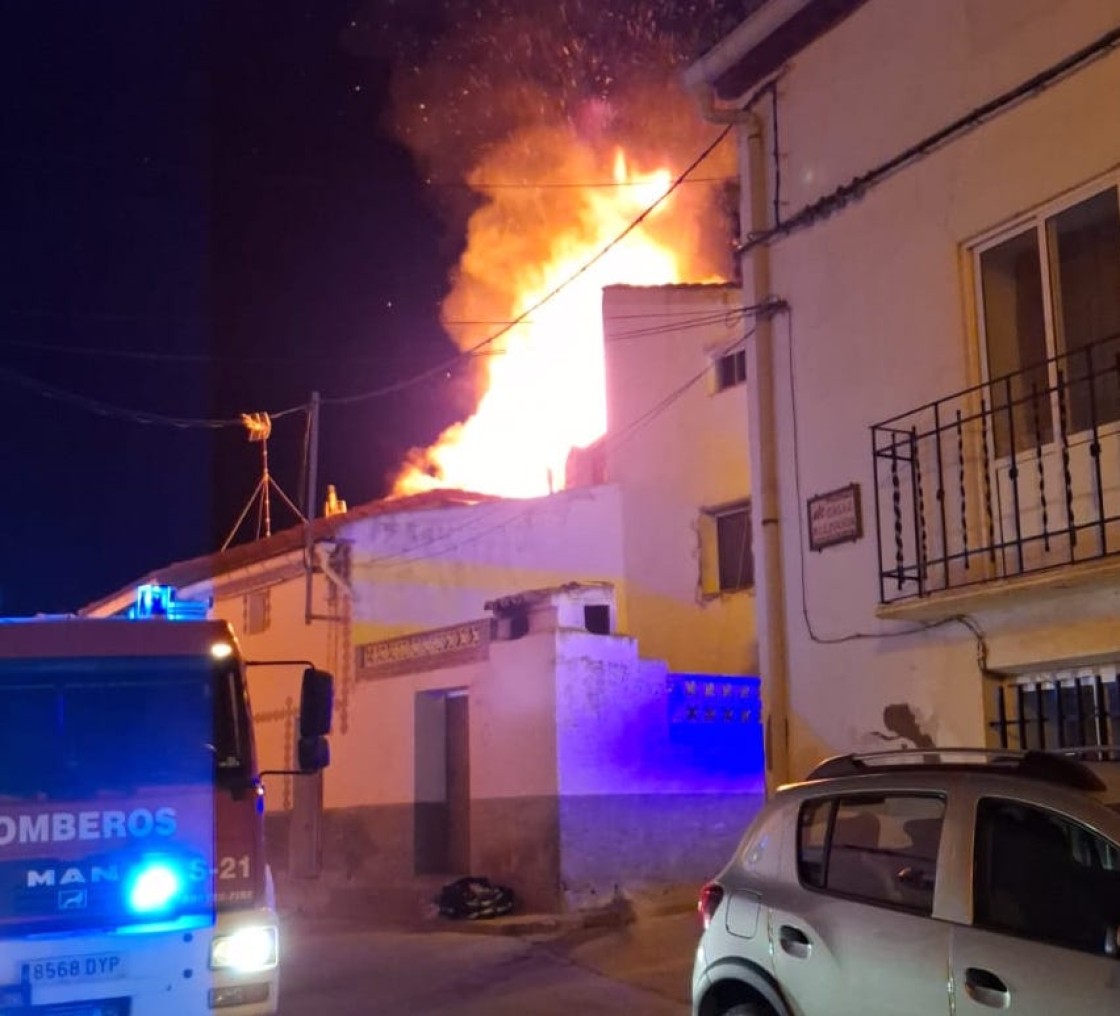 El Ayuntamiento de Calamocha busca una solución habitacional para la familia a la que se le quemó la casa en El Poyo del Cid