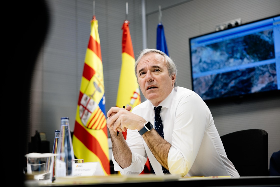 Azcón defiende la cancelación de las rutas escolares por la seguridad de los menores