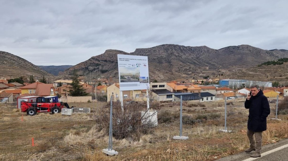 Comienzan las obras para la construcción del nuevo cuartel de la Guardia Civil en Utrillas