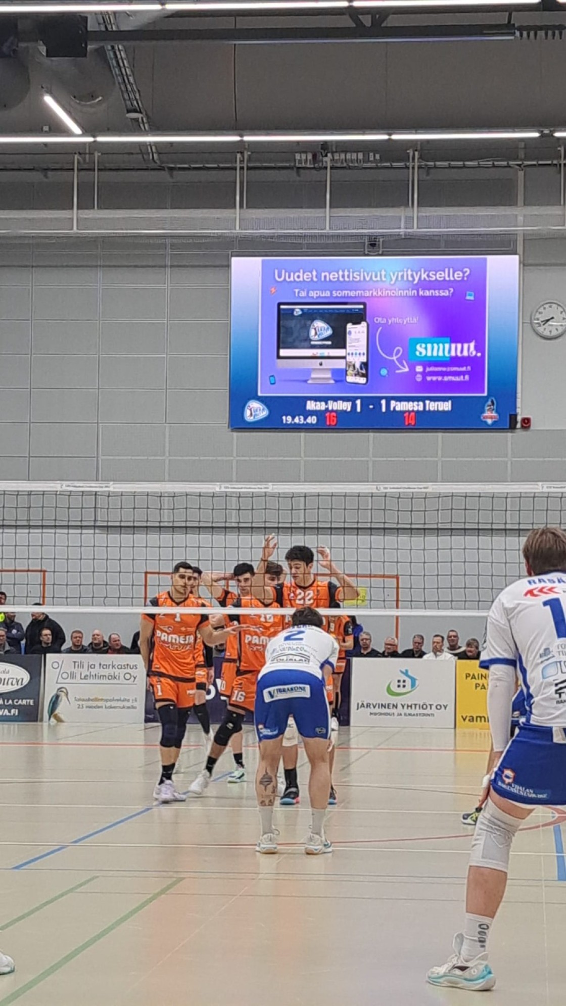 El Pamesa Teruel cae eliminado en los cuartos de la CEV Challenge Cup ante el Akaa (3-1)