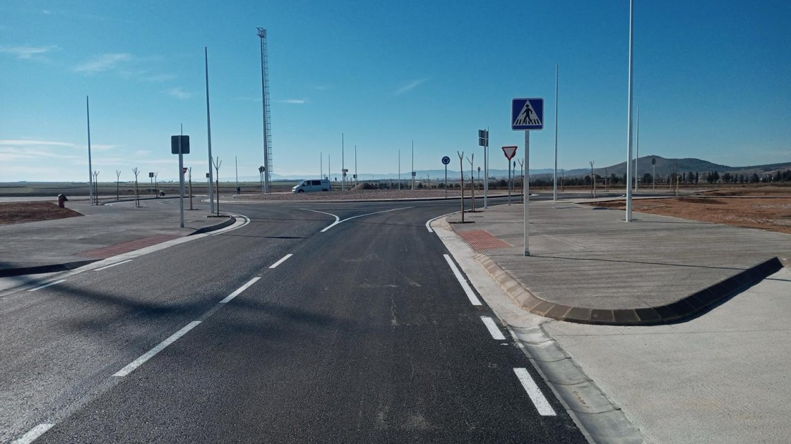 Finalizan las obras de urbanización del Polígono Industrial de Calamocha