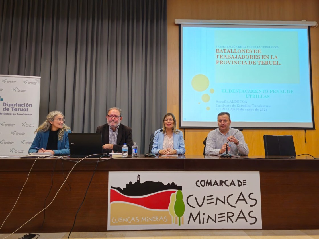 Serafín Aldecoa presenta  ‘Los batallones de trabajadores de la provincia de Teruel’ en Utrillas