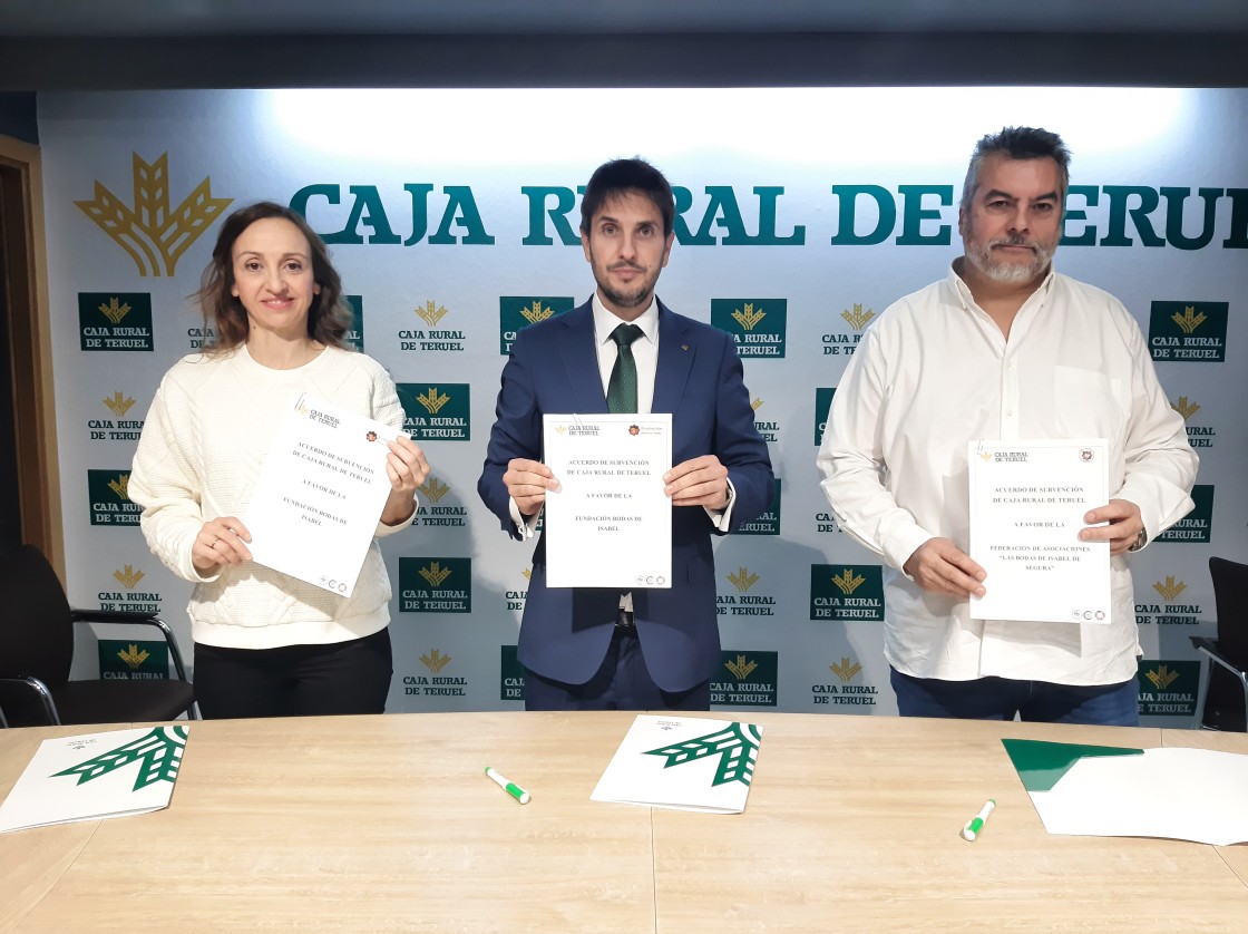 Caja Rural de Teruel renueva su colaboración con la Fundación Bodas de Isabel