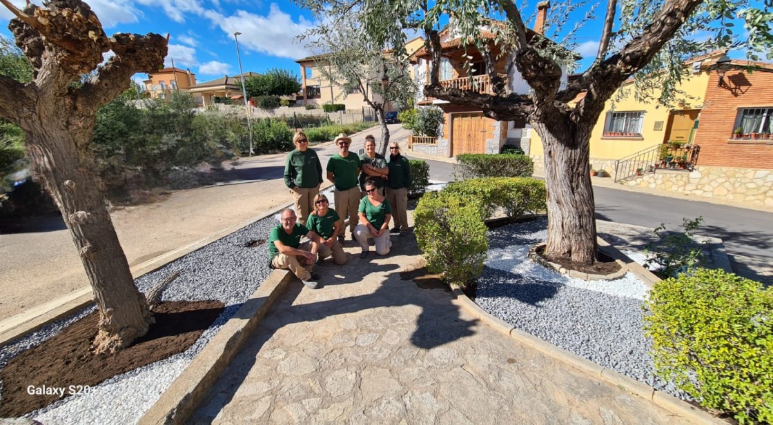 Nueve alumnos reciben su certificado de profesionalidad en jardinería en Aguaviva