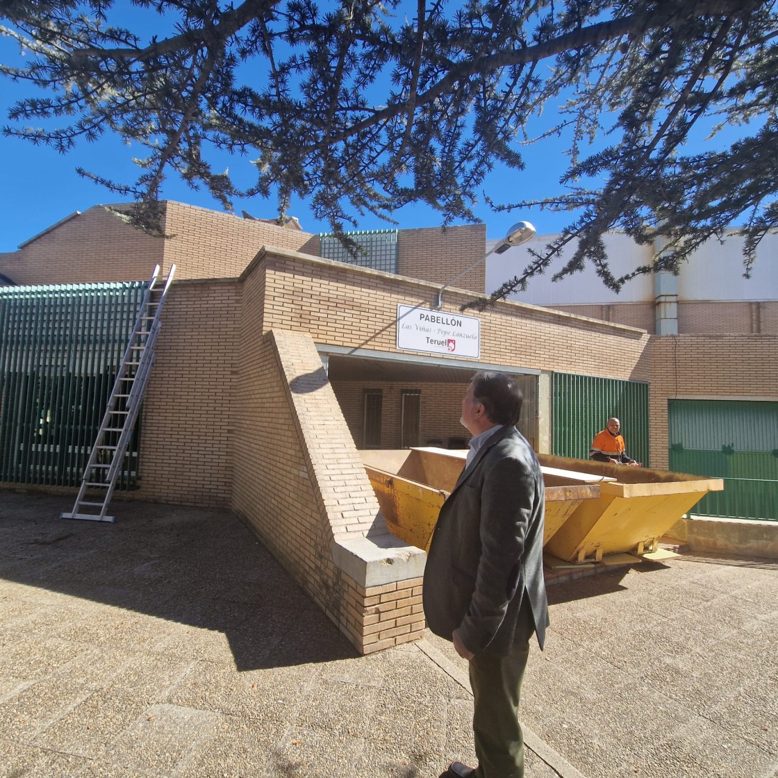 Comienzan las obras de rehabilitación energética del Pabellón Las Viñas-Pepe Lanzuela