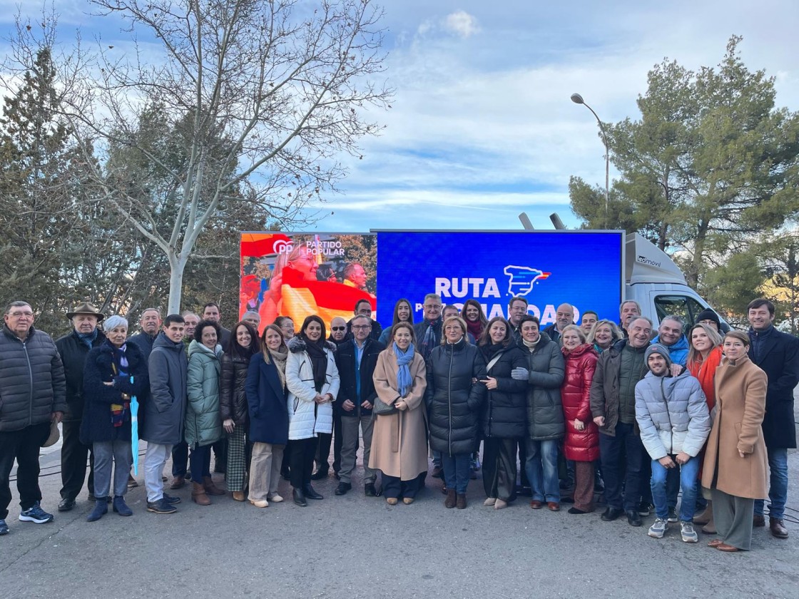 La Ruta por la Igualdad del PP llega a Teruel para denunciar las concesiones a los separatistas