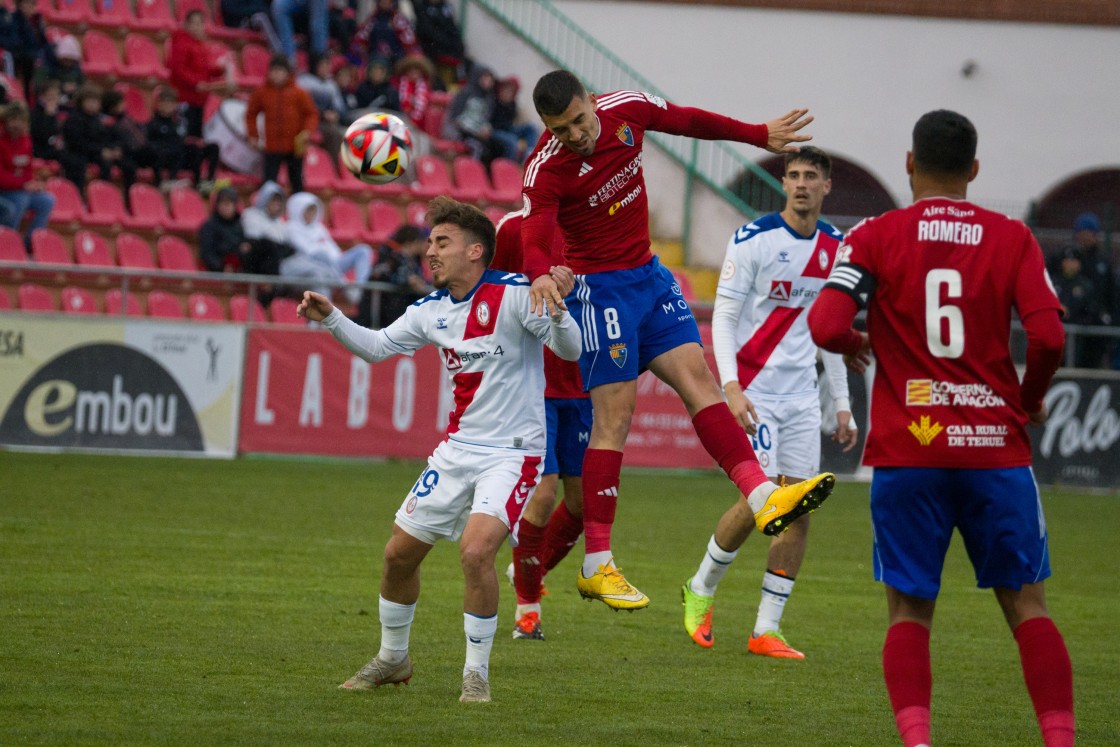 El CD Teruel tumba al Rayo Majadahonda y se apunta la segunda victoria consecutiva (1-0)