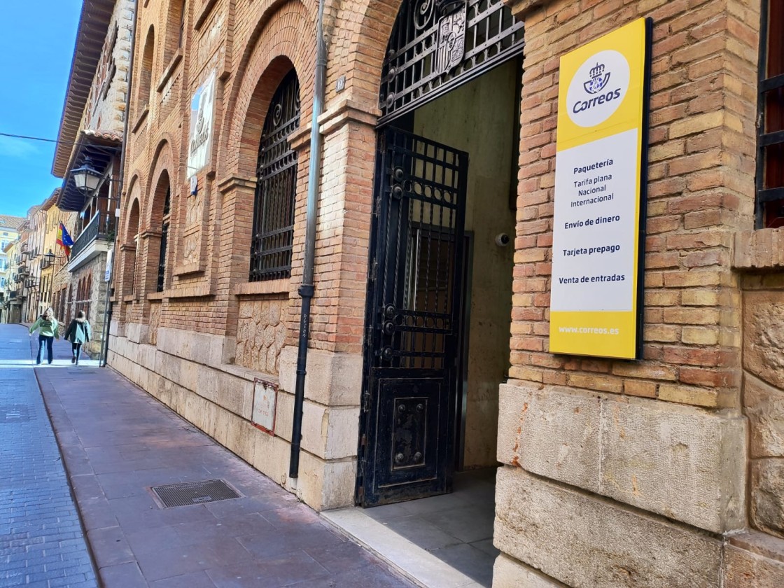 Las oficinas de Correos en Teruel reciben más de 313.000 visitas en 2023