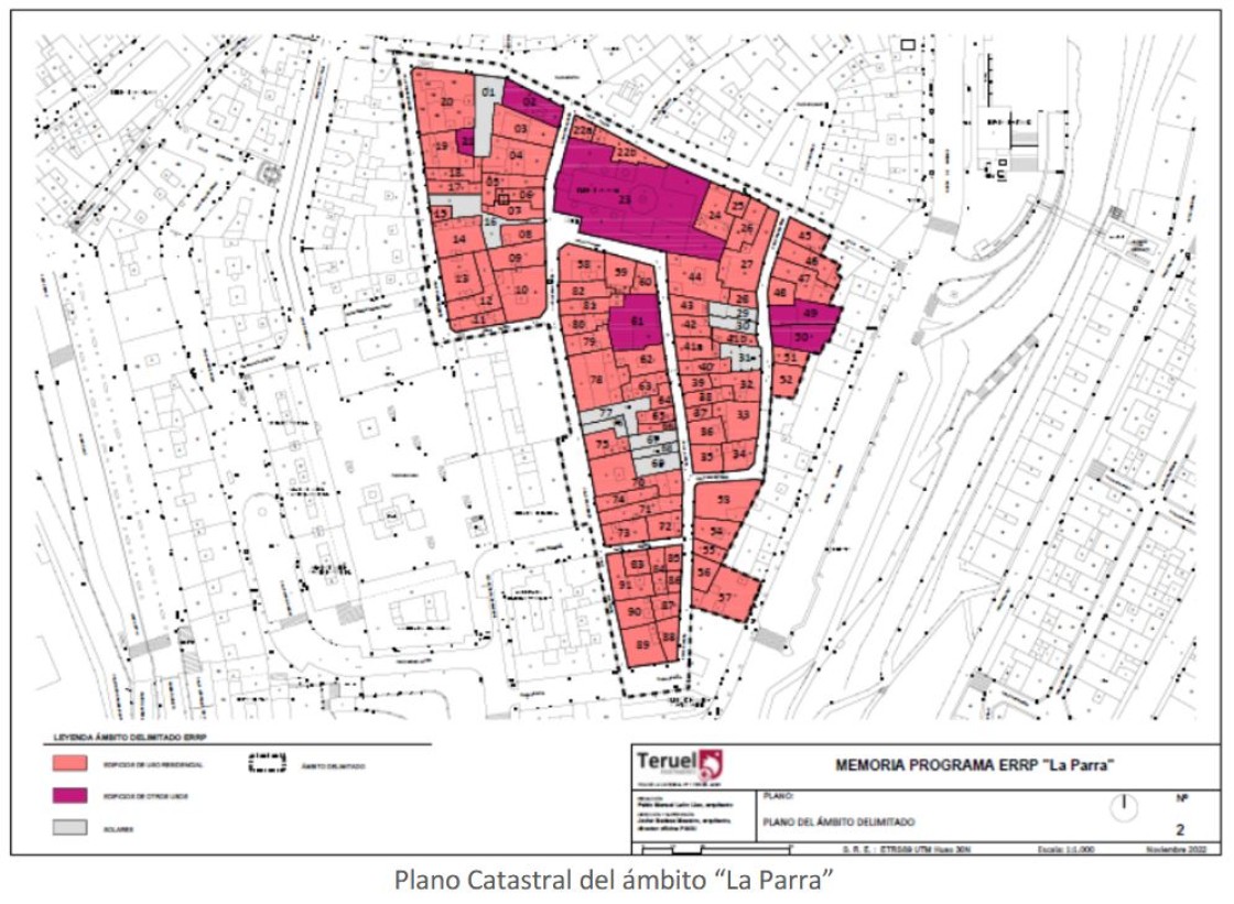 Luz verde a las solicitudes de ayudas para la rehabilitación de edificios en el entorno de La Parra, en Teruel