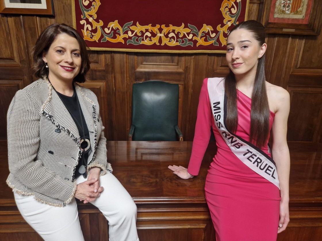 Emma Buj pide el apoyo de todos los turolenses para Lucía de La Hoz, Miss RNB Teruel 2024