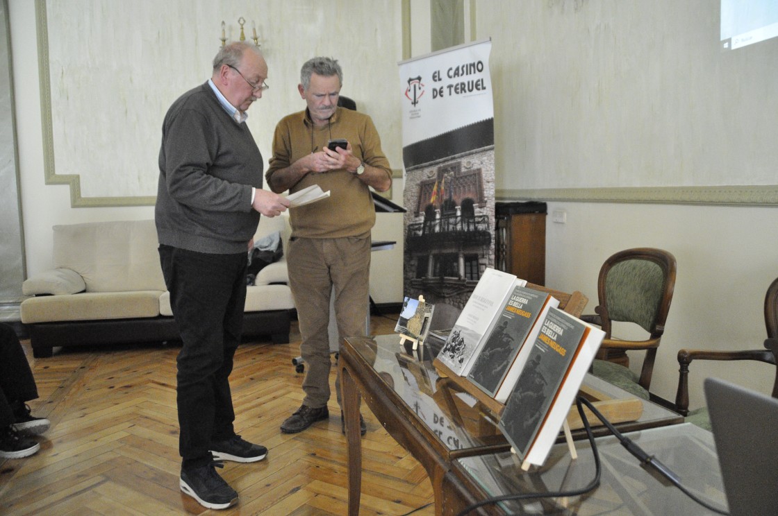 Proyección en el Casino de Teruel de 'La guerra es bella', sobre el brigadista estadounidense James Neugass