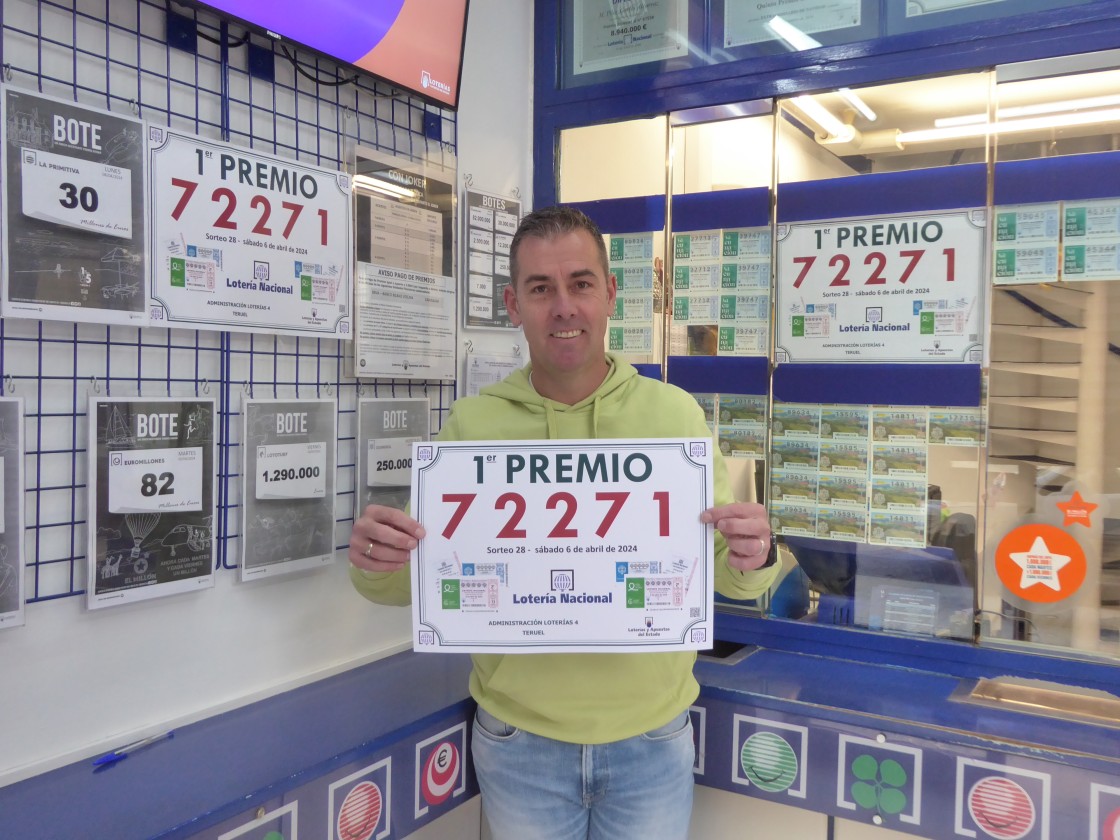 Ramón Ríos, gerente de la administación de loterías número 4 de Teruel:
