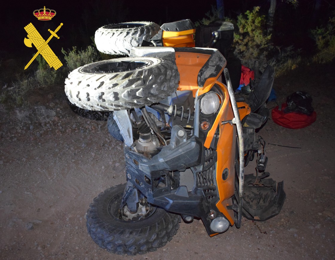 Un piloto de quad bebido y drogado provoca un accidente con dos heridos en San Agustín