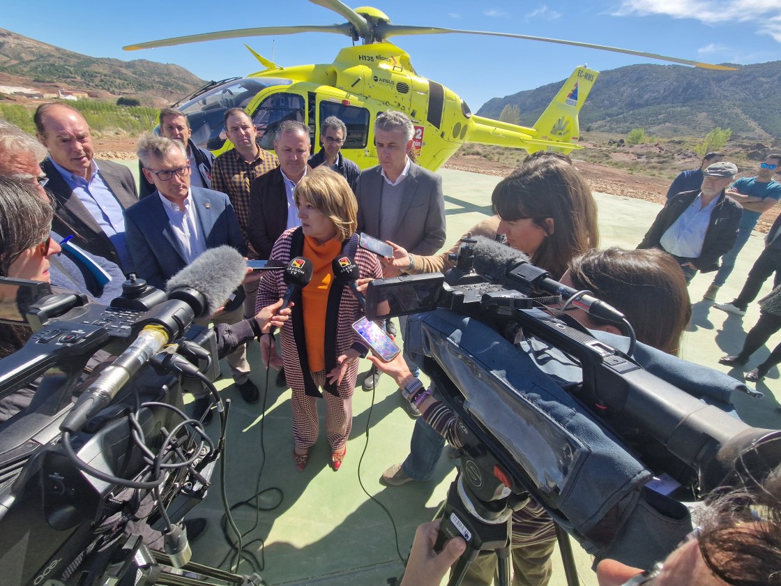 Las obras de construcción de la helisuperficie de las Cuencas Mineras se encuentran al 90 % de su ejecución