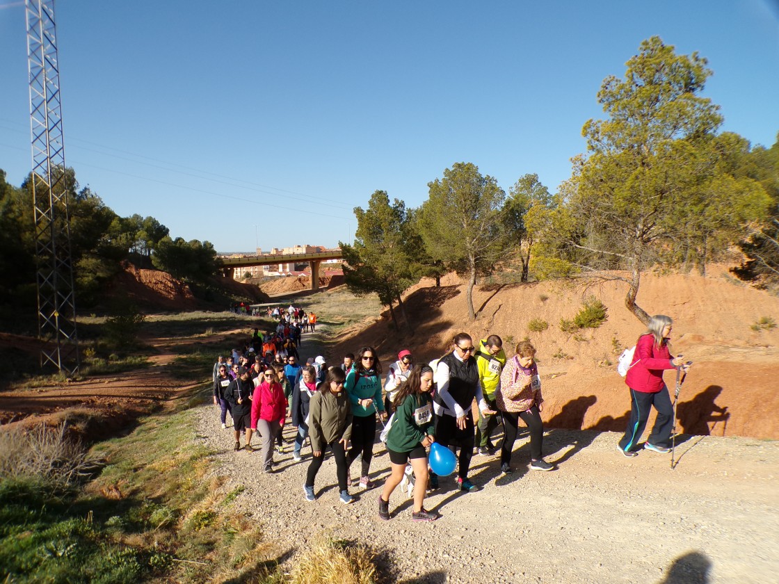 La andada por la salud de Teruel bate récord  de participación en Las Arcillas