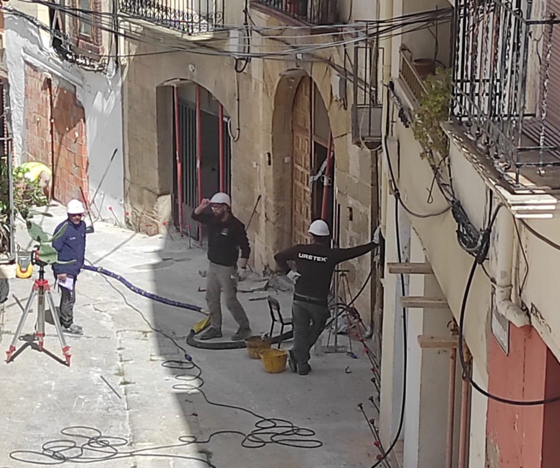 Las familias desalojadas de la calle Trinidad de Alcañiz podrán volver cuando acaben las reparaciones