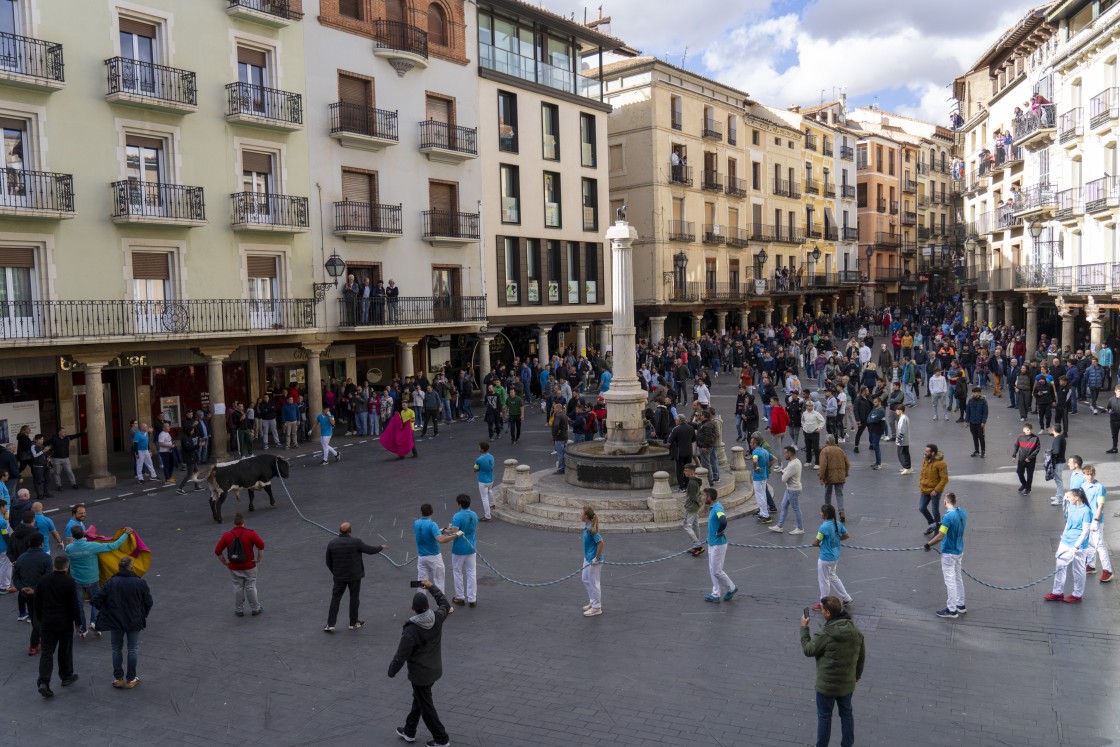 Dos ensogados demasiado tranquilos apenas hicieron correr en el festejo a los aficionados