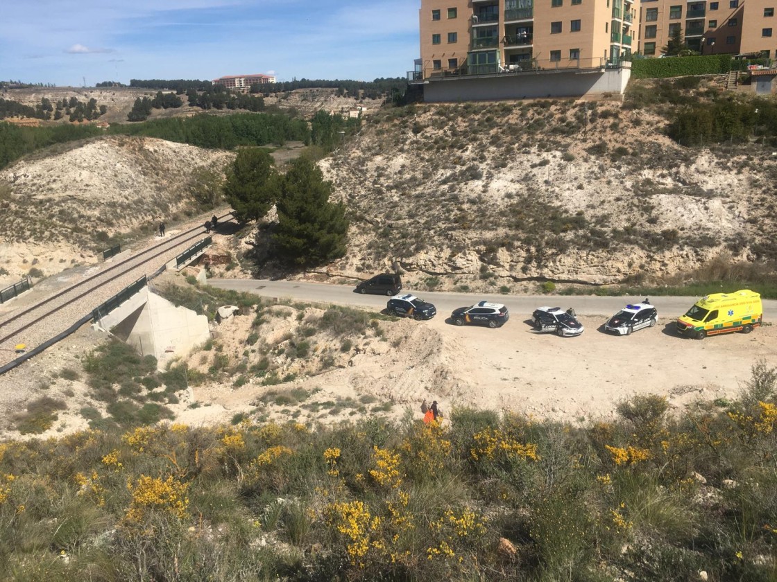 Muere un hombre atropellado por un tren en Teruel y la circulación se corta una hora