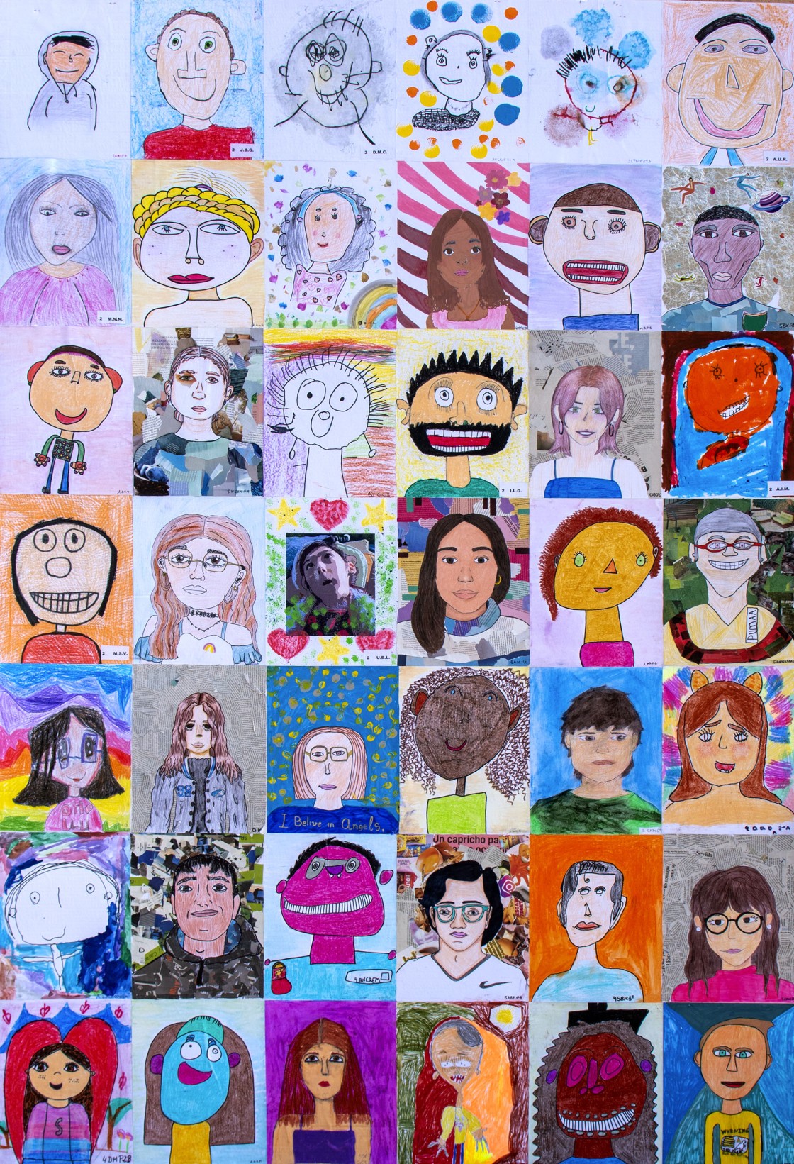 Los 1.564 rostros de la diversidad  y la inclusión en Andorra, reunidos en una exposición de arte