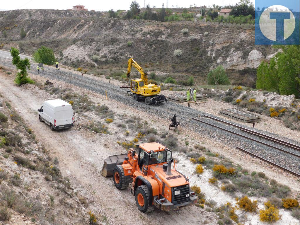 Comienzan las obras del ferrocarril sin concretarse su planificación en el tiempo