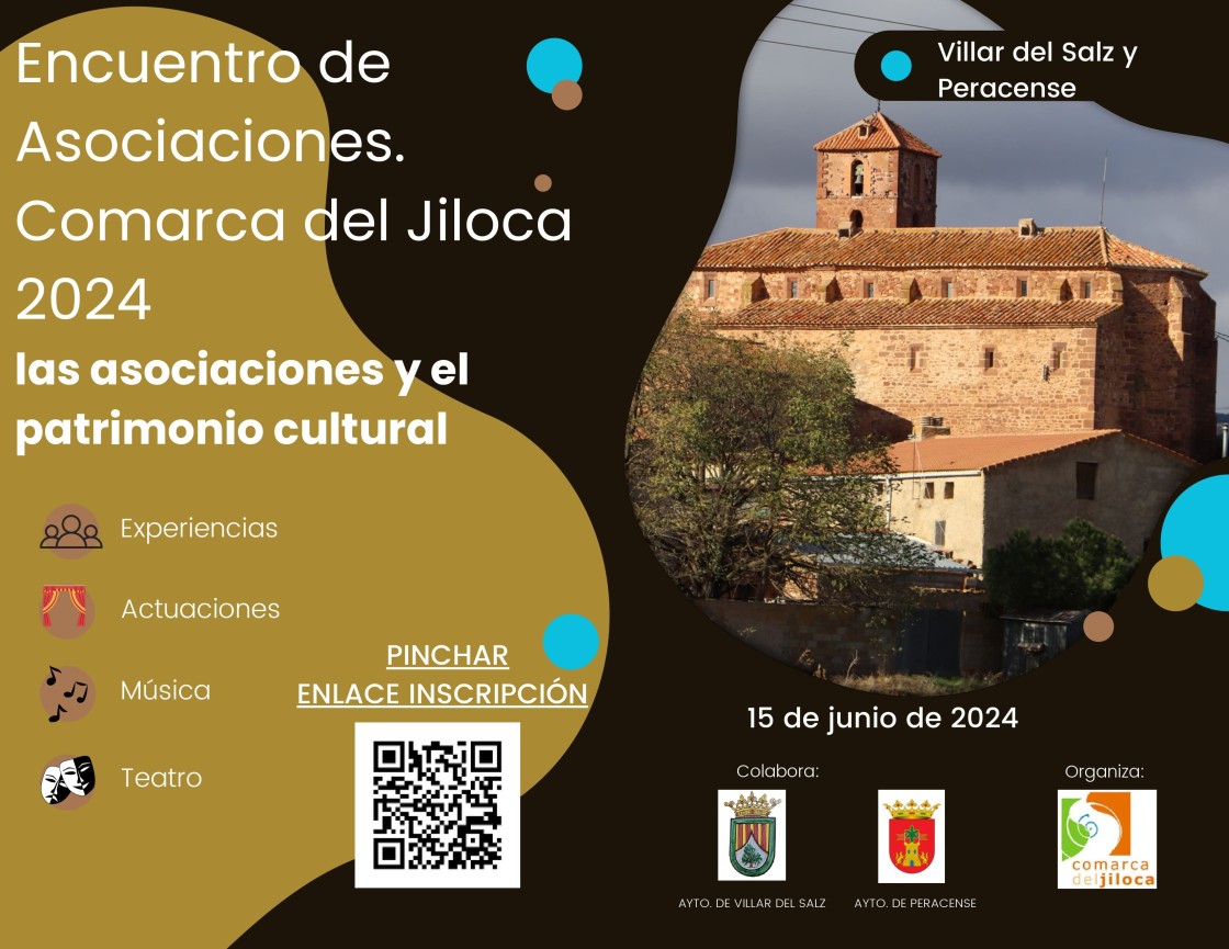 El Encuentro de Asociaciones de la Comarca del Jiloca se celebrará el 15 de junio en Villar del Salz y Peracense