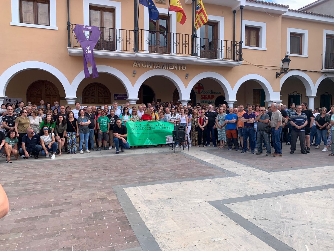 Utrillas se echa a la calle en defensa del grado medio de FP de Gestión Administrativa