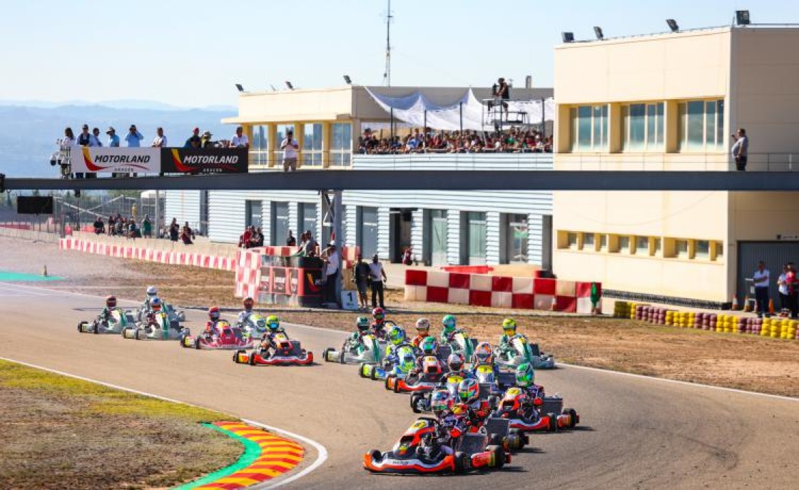 Motorland vibra con los pilotos de kart del Nacional y del Europeo